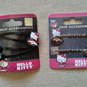 Denver Broncos Hello Kitty Hair Accessories